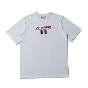 FOR RENT Vetements T-Shirts 1:1 High quality Oversize RED Letter Printing Women Men Vetements Tees Vetements T shirt