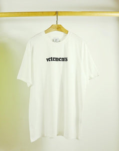 FOR RENT Vetements T-Shirts 1:1 High quality Oversize RED Letter Printing Women Men Vetements Tees Vetements T shirt
