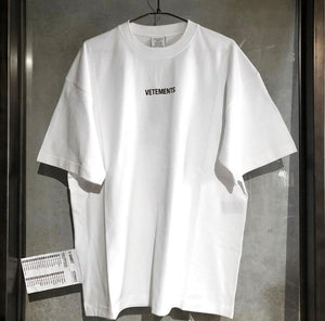FOR RENT Vetements T-Shirts 1:1 High quality Oversize RED Letter Printing Women Men Vetements Tees Vetements T shirt