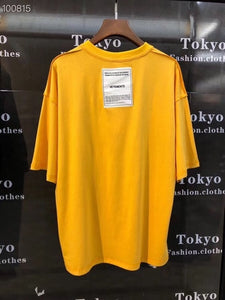 FOR RENT Vetements T-Shirts 1:1 High quality Oversize RED Letter Printing Women Men Vetements Tees Vetements T shirt