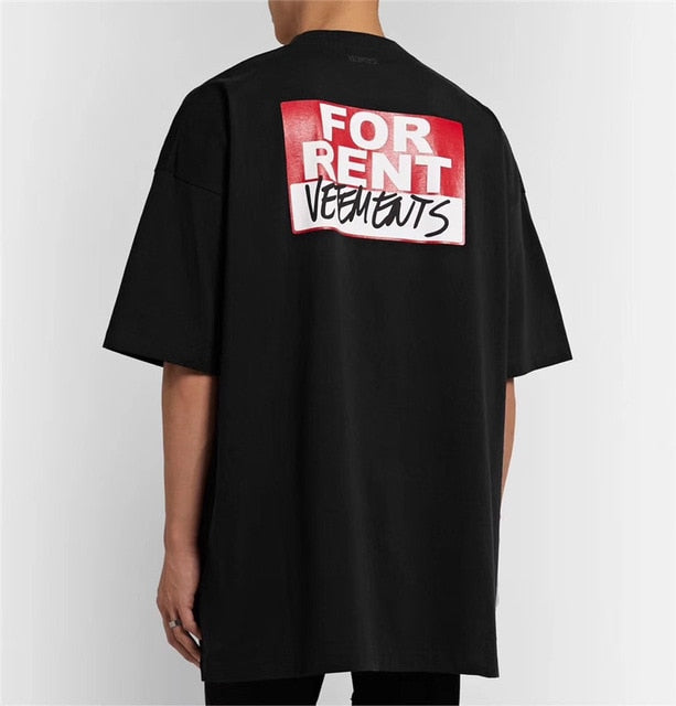 FOR RENT VETEMENTSオーバーサイズTシャツ VETEMENTS*早い者勝ち☆For Rent' オーバーサイズ Tシャツ