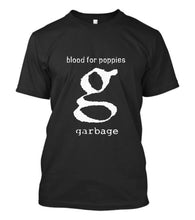 Load image into Gallery viewer, New Garbage Band T-SHIRT Blood for Poppies Men Short Sleeve Tee Normal Short Sleeve Cotton T Shirts
